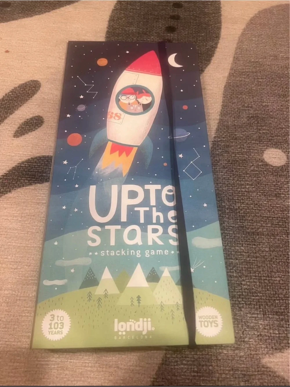 Londji Up to the Stars Stacking Game - Blue & Green